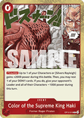 Color of the Supreme King Haki (OP12-018)