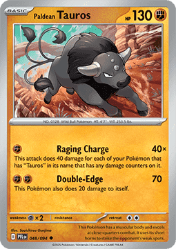 Paldean Tauros